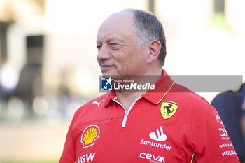 2024-02-20 - VASSEUR Frédéric (fra), Team Principal & General Manager of the Scuderia Ferrari, portrait during the Formula 1 Aramco pre-season testing 2024 of the 2024 FIA Formula One World Championship from February 21 to 23, 2024 on the Bahrain International Circuit, in Sakhir, Bahrain - F1 - PRE-SEASON TESTING 2024 - BAHRAIN - FORMULA 1 - MOTORS