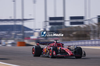 2024-02-21 - 16 LECLERC Charles (mco), Scuderia Ferrari SF-24, action during the Formula 1 Aramco pre-season testing 2024 of the 2024 FIA Formula One World Championship from February 21 to 23, 2024 on the Bahrain International Circuit, in Sakhir, Bahrain - F1 - PRE-SEASON TESTING 2024 - BAHRAIN - FORMULA 1 - MOTORS