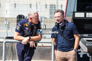 2024-02-21 - WHEATLEY Jonathan (gbr), Team Manager of Red Bull Racing, HORNER Christian (gbr), Team Principal of Red Bull Racing, portrait during the Formula 1 Aramco pre-season testing 2024 of the 2024 FIA Formula One World Championship from February 21 to 23, 2024 on the Bahrain International Circuit, in Sakhir, Bahrain - F1 - PRE-SEASON TESTING 2024 - BAHRAIN - FORMULA 1 - MOTORS
