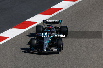 2024-02-21 - 63 RUSSELL George (gbr), Mercedes AMG F1 Team W15, action during the Formula 1 Aramco pre-season testing 2024 of the 2024 FIA Formula One World Championship from February 21 to 23, 2024 on the Bahrain International Circuit, in Sakhir, Bahrain - F1 - PRE-SEASON TESTING 2024 - BAHRAIN - FORMULA 1 - MOTORS