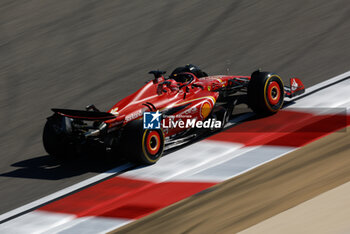 2024-02-21 - 16 LECLERC Charles (mco), Scuderia Ferrari SF-24, action during the Formula 1 Aramco pre-season testing 2024 of the 2024 FIA Formula One World Championship from February 21 to 23, 2024 on the Bahrain International Circuit, in Sakhir, Bahrain - F1 - PRE-SEASON TESTING 2024 - BAHRAIN - FORMULA 1 - MOTORS