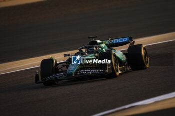 2024-02-22 - 18 STROLL Lance (can), Aston Martin F1 Team AMR24, action during the Formula 1 Aramco pre-season testing 2024 of the 2024 FIA Formula One World Championship from February 21 to 23, 2024 on the Bahrain International Circuit, in Sakhir, Bahrain - F1 - PRE-SEASON TESTING 2024 - BAHRAIN - FORMULA 1 - MOTORS