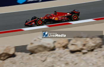 2024-02-22 - 16 LECLERC Charles (mco), Scuderia Ferrari SF-24, action during the Formula 1 Aramco pre-season testing 2024 of the 2024 FIA Formula One World Championship from February 21 to 23, 2024 on the Bahrain International Circuit, in Sakhir, Bahrain - F1 - PRE-SEASON TESTING 2024 - BAHRAIN - FORMULA 1 - MOTORS