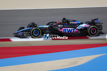 2024-02-23 - 31 OCON Esteban (fra), Alpine F1 Team A524, action during the Formula 1 Aramco pre-season testing 2024 of the 2024 FIA Formula One World Championship from February 21 to 23, 2024 on the Bahrain International Circuit, in Sakhir, Bahrain - F1 - PRE-SEASON TESTING 2024 - BAHRAIN - FORMULA 1 - MOTORS