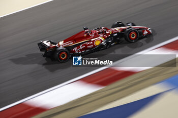 2024-02-23 - 16 LECLERC Charles (mco), Scuderia Ferrari SF-24, action during the Formula 1 Aramco pre-season testing 2024 of the 2024 FIA Formula One World Championship from February 21 to 23, 2024 on the Bahrain International Circuit, in Sakhir, Bahrain - F1 - PRE-SEASON TESTING 2024 - BAHRAIN - FORMULA 1 - MOTORS