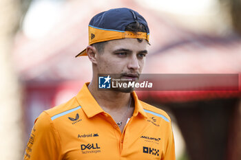 2024-02-28 - NORRIS Lando (gbr), McLaren F1 Team MCL38, portrait during the Formula 1 Gulf Air Bahrain Grand Prix 2024, 1st round of the 2024 FIA Formula One World Championship from February 29 to March 2, 2024 on the Bahrain International Circuit, in Sakhir, Bahrain - F1 - BAHRAIN GRAND PRIX 2024 - FORMULA 1 - MOTORS