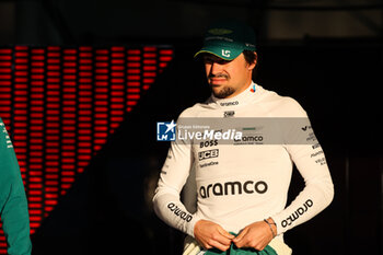 2024-02-28 - STROLL Lance (can), Aston Martin F1 Team AMR24, portrait during the Formula 1 Gulf Air Bahrain Grand Prix 2024, 1st round of the 2024 FIA Formula One World Championship from February 29 to March 2, 2024 on the Bahrain International Circuit, in Sakhir, Bahrain - F1 - BAHRAIN GRAND PRIX 2024 - FORMULA 1 - MOTORS