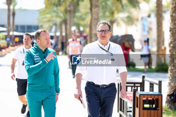 2024-02-29 - BLANDIN Eric (fra), Deputy Technical Director of Aston Martin F1 Team, TOMBAZIS Nikolas, FIA Single-Seater Director, portrait during the Formula 1 Gulf Air Bahrain Grand Prix 2024, 1st round of the 2024 FIA Formula One World Championship from February 29 to March 2, 2024 on the Bahrain International Circuit, in Sakhir, Bahrain - F1 - BAHRAIN GRAND PRIX 2024 - FORMULA 1 - MOTORS