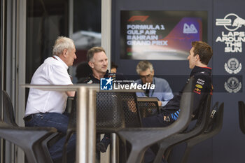 2024-02-29 - MARKO Helmut (aut), Drivers’ Manager of Red Bull Racing, portrait HORNER Christian (gbr), Team Principal of Red Bull Racing, portrait during the Formula 1 Gulf Air Bahrain Grand Prix 2024, 1st round of the 2024 FIA Formula One World Championship from February 29 to March 2, 2024 on the Bahrain International Circuit, in Sakhir, Bahrain - F1 - BAHRAIN GRAND PRIX 2024 - FORMULA 1 - MOTORS