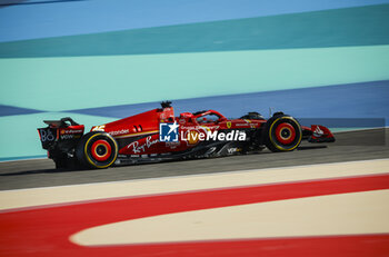 2024-02-29 - 16 LECLERC Charles (mco), Scuderia Ferrari SF-24, action during the Formula 1 Gulf Air Bahrain Grand Prix 2024, 1st round of the 2024 FIA Formula One World Championship from February 29 to March 2, 2024 on the Bahrain International Circuit, in Sakhir, Bahrain - F1 - BAHRAIN GRAND PRIX 2024 - FORMULA 1 - MOTORS