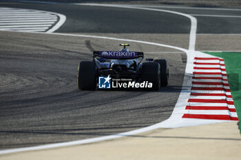 2024-02-29 - 02 SARGEANT Logan (usa), Williams Racing FW46, action during the Formula 1 Gulf Air Bahrain Grand Prix 2024, 1st round of the 2024 FIA Formula One World Championship from February 29 to March 2, 2024 on the Bahrain International Circuit, in Sakhir, Bahrain - F1 - BAHRAIN GRAND PRIX 2024 - FORMULA 1 - MOTORS