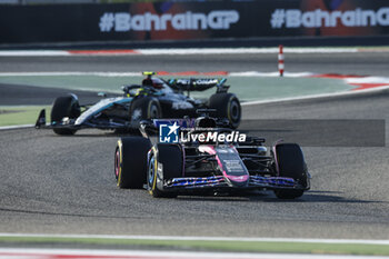 2024-02-29 - 31 OCON Esteban (fra), Alpine F1 Team A524, action during the Formula 1 Gulf Air Bahrain Grand Prix 2024, 1st round of the 2024 FIA Formula One World Championship from February 29 to March 2, 2024 on the Bahrain International Circuit, in Sakhir, Bahrain - F1 - BAHRAIN GRAND PRIX 2024 - FORMULA 1 - MOTORS