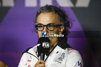 2024-02-29 - MEKIES Laurent (fra), Team Principal of Visa Cash App RB F1 Team, portrait press conference during the Formula 1 Gulf Air Bahrain Grand Prix 2024, 1st round of the 2024 FIA Formula One World Championship from February 29 to March 2, 2024 on the Bahrain International Circuit, in Sakhir, Bahrain - F1 - BAHRAIN GRAND PRIX 2024 - FORMULA 1 - MOTORS