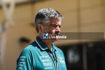 2024-02-29 - STEVENSON Andy, Sporting Director of Aston Martin F1 Team, portrait during the Formula 1 Gulf Air Bahrain Grand Prix 2024, 1st round of the 2024 FIA Formula One World Championship from February 29 to March 2, 2024 on the Bahrain International Circuit, in Sakhir, Bahrain - F1 - BAHRAIN GRAND PRIX 2024 - FORMULA 1 - MOTORS