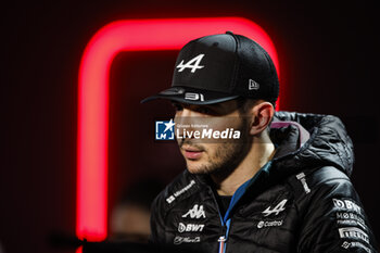 2024-02-29 - OCON Esteban (fra), Alpine F1 Team A524, portrait during the Formula 1 Gulf Air Bahrain Grand Prix 2024, 1st round of the 2024 FIA Formula One World Championship from February 29 to March 2, 2024 on the Bahrain International Circuit, in Sakhir, Bahrain - F1 - BAHRAIN GRAND PRIX 2024 - FORMULA 1 - MOTORS