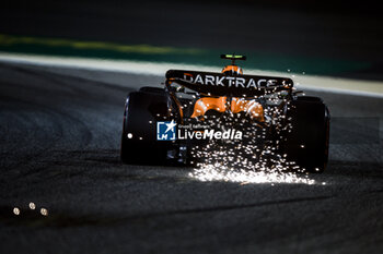 2024-03-01 - 04 NORRIS Lando (gbr), McLaren F1 Team MCL38, action during the Formula 1 Gulf Air Bahrain Grand Prix 2024, 1st round of the 2024 FIA Formula One World Championship from February 29 to March 2, 2024 on the Bahrain International Circuit, in Sakhir, Bahrain - F1 - BAHRAIN GRAND PRIX 2024 - FORMULA 1 - MOTORS
