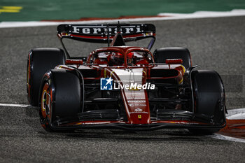 2024-03-01 - 16 LECLERC Charles (mco), Scuderia Ferrari SF-24, action during the Formula 1 Gulf Air Bahrain Grand Prix 2024, 1st round of the 2024 FIA Formula One World Championship from February 29 to March 2, 2024 on the Bahrain International Circuit, in Sakhir, Bahrain - F1 - BAHRAIN GRAND PRIX 2024 - FORMULA 1 - MOTORS