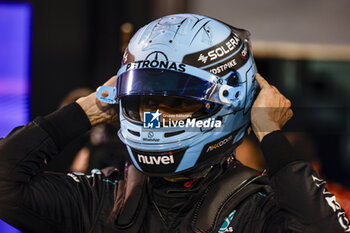 2024-03-01 - RUSSELL George (gbr), Mercedes AMG F1 Team W15, portrait during the Formula 1 Gulf Air Bahrain Grand Prix 2024, 1st round of the 2024 FIA Formula One World Championship from February 29 to March 2, 2024 on the Bahrain International Circuit, in Sakhir, Bahrain - F1 - BAHRAIN GRAND PRIX 2024 - FORMULA 1 - MOTORS