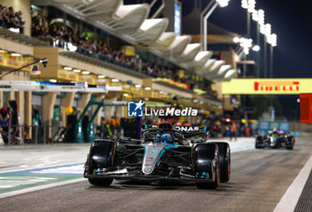 2024-03-01 - 63 RUSSELL George (gbr), Mercedes AMG F1 Team W15, action during the Formula 1 Gulf Air Bahrain Grand Prix 2024, 1st round of the 2024 FIA Formula One World Championship from February 29 to March 2, 2024 on the Bahrain International Circuit, in Sakhir, Bahrain - F1 - BAHRAIN GRAND PRIX 2024 - FORMULA 1 - MOTORS