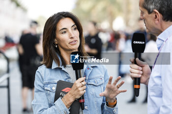 2024-03-02 - LAFFITE Margot (fra), TV presenter of Canal+, portrait STEINER Gunther, portrait during the Formula 1 Gulf Air Bahrain Grand Prix 2024, 1st round of the 2024 FIA Formula One World Championship from February 29 to March 2, 2024 on the Bahrain International Circuit, in Sakhir, Bahrain - F1 - BAHRAIN GRAND PRIX 2024 - FORMULA 1 - MOTORS