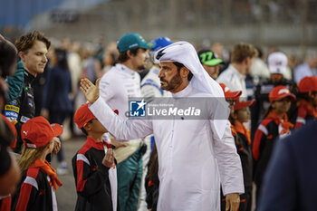 2024-03-02 - BEN SULAYEM Mohammed (uae), President of the FIA, portrait, starting grid during the Formula 1 Gulf Air Bahrain Grand Prix 2024, 1st round of the 2024 FIA Formula One World Championship from February 29 to March 2, 2024 on the Bahrain International Circuit, in Sakhir, Bahrain - F1 - BAHRAIN GRAND PRIX 2024 - FORMULA 1 - MOTORS