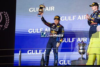 2024-03-02 - podium PEREZ Sergio (mex), Red Bull Racing RB20, portrait during the Formula 1 Gulf Air Bahrain Grand Prix 2024, 1st round of the 2024 FIA Formula One World Championship from February 29 to March 2, 2024 on the Bahrain International Circuit, in Sakhir, Bahrain - F1 - BAHRAIN GRAND PRIX 2024 - FORMULA 1 - MOTORS