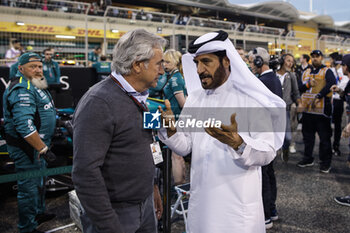 2024-03-02 - Carlos Sainz, BEN SULAYEM Mohammed (uae), President of the FIA, portrait during the Formula 1 Gulf Air Bahrain Grand Prix 2024, 1st round of the 2024 FIA Formula One World Championship from February 29 to March 2, 2024 on the Bahrain International Circuit, in Sakhir, Bahrain - F1 - BAHRAIN GRAND PRIX 2024 - FORMULA 1 - MOTORS