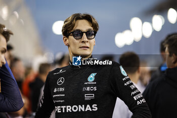 2024-03-02 - RUSSELL George (gbr), Mercedes AMG F1 Team W15, portrait during the Formula 1 Gulf Air Bahrain Grand Prix 2024, 1st round of the 2024 FIA Formula One World Championship from February 29 to March 2, 2024 on the Bahrain International Circuit, in Sakhir, Bahrain - F1 - BAHRAIN GRAND PRIX 2024 - FORMULA 1 - MOTORS
