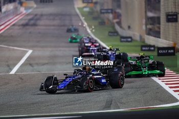 2024-03-02 - 23 ALBON Alexander (tha), Williams Racing FW45, action during the Formula 1 Gulf Air Bahrain Grand Prix 2024, 1st round of the 2024 FIA Formula One World Championship from February 29 to March 2, 2024 on the Bahrain International Circuit, in Sakhir, Bahrain - F1 - BAHRAIN GRAND PRIX 2024 - FORMULA 1 - MOTORS