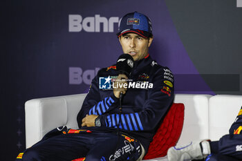 2024-03-02 - PEREZ Sergio (mex), Red Bull Racing RB20, portrait press conference during the Formula 1 Gulf Air Bahrain Grand Prix 2024, 1st round of the 2024 FIA Formula One World Championship from February 29 to March 2, 2024 on the Bahrain International Circuit, in Sakhir, Bahrain - F1 - BAHRAIN GRAND PRIX 2024 - FORMULA 1 - MOTORS