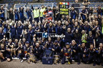2024-03-02 - Red Bull Racing celebrations VERSTAPPEN Max (ned), Red Bull Racing RB20, portrait HORNER Christian (gbr), Team Principal of Red Bull Racing, portrait NEWEY Adrian (gbr), Chief Technical Officer of Red Bull Racing, portrait PEREZ Sergio (mex), Red Bull Racing RB20, portrait WACHE Pierre (fra), Technical Director of Red Bull Racing, portrait WHEATLEY Jonathan (gbr), Team Manager of Red Bull Racing, portrait during the Formula 1 Gulf Air Bahrain Grand Prix 2024, 1st round of the 2024 FIA Formula One World Championship from February 29 to March 2, 2024 on the Bahrain International Circuit, in Sakhir, Bahrain - F1 - BAHRAIN GRAND PRIX 2024 - FORMULA 1 - MOTORS