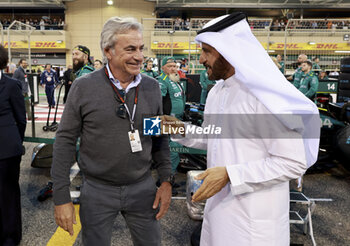 2024-03-02 - Carlos Sainz, portrait BEN SULAYEM Mohammed (uae), President of the FIA, portrait during the Formula 1 Gulf Air Bahrain Grand Prix 2024, 1st round of the 2024 FIA Formula One World Championship from February 29 to March 2, 2024 on the Bahrain International Circuit, in Sakhir, Bahrain - F1 - BAHRAIN GRAND PRIX 2024 - FORMULA 1 - MOTORS