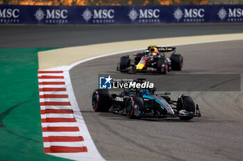 2024-03-02 - 63 RUSSELL George (gbr), Mercedes AMG F1 Team W15, action 11 PEREZ Sergio (mex), Red Bull Racing RB20, action during the Formula 1 Gulf Air Bahrain Grand Prix 2024, 1st round of the 2024 FIA Formula One World Championship from February 29 to March 2, 2024 on the Bahrain International Circuit, in Sakhir, Bahrain - F1 - BAHRAIN GRAND PRIX 2024 - FORMULA 1 - MOTORS