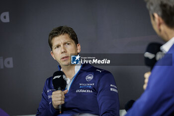 2024-03-07 - VOWLES James, Team Principal of Williams Racing, portrait, press conference during the Formula 1 STC Saudi Arabian Grand Prix 2024, 2nd round of the 2024 Formula One World Championship from March 7 to 9, 2024 on the Jeddah Corniche Circuit, in Jeddah, Saudi Arabia - F1 - SAUDI ARABIAN GRAND PRIX 2024 - FORMULA 1 - MOTORS