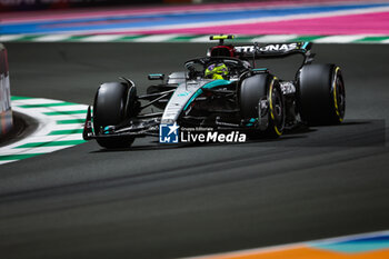 2024-03-07 - 44 HAMILTON Lewis (gbr), Mercedes AMG F1 Team W15, action during the Formula 1 STC Saudi Arabian Grand Prix 2024, 2nd round of the 2024 Formula One World Championship from March 7 to 9, 2024 on the Jeddah Corniche Circuit, in Jeddah, Saudi Arabia - F1 - SAUDI ARABIAN GRAND PRIX 2024 - FORMULA 1 - MOTORS