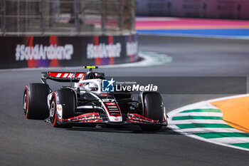 2024-03-07 - 27 HULKENBERG Nico (ger), Haas F1 Team VF-24 Ferrari, action during the Formula 1 STC Saudi Arabian Grand Prix 2024, 2nd round of the 2024 Formula One World Championship from March 7 to 9, 2024 on the Jeddah Corniche Circuit, in Jeddah, Saudi Arabia - F1 - SAUDI ARABIAN GRAND PRIX 2024 - FORMULA 1 - MOTORS