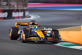 2024-03-07 - 81 PIASTRI Oscar (aus), McLaren F1 Team MCL38, action during the Formula 1 STC Saudi Arabian Grand Prix 2024, 2nd round of the 2024 Formula One World Championship from March 7 to 9, 2024 on the Jeddah Corniche Circuit, in Jeddah, Saudi Arabia - F1 - SAUDI ARABIAN GRAND PRIX 2024 - FORMULA 1 - MOTORS