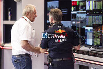 2024-03-07 - MARKO Helmut (aut), Drivers’ Manager of Red Bull Racing, portrait HORNER Christian (gbr), Team Principal of Red Bull Racing, portrait during the Formula 1 STC Saudi Arabian Grand Prix 2024, 2nd round of the 2024 Formula One World Championship from March 7 to 9, 2024 on the Jeddah Corniche Circuit, in Jeddah, Saudi Arabia - F1 - SAUDI ARABIAN GRAND PRIX 2024 - FORMULA 1 - MOTORS