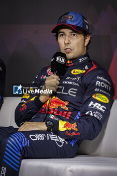 2024-03-08 - PEREZ Sergio (mex), Red Bull Racing RB20, portrait, press conference during the Formula 1 STC Saudi Arabian Grand Prix 2024, 2nd round of the 2024 Formula One World Championship from March 7 to 9, 2024 on the Jeddah Corniche Circuit, in Jeddah, Saudi Arabia - F1 - SAUDI ARABIAN GRAND PRIX 2024 - FORMULA 1 - MOTORS
