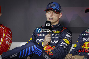 2024-03-08 - VERSTAPPEN Max (ned), Red Bull Racing RB20, portrait, press conference during the Formula 1 STC Saudi Arabian Grand Prix 2024, 2nd round of the 2024 Formula One World Championship from March 7 to 9, 2024 on the Jeddah Corniche Circuit, in Jeddah, Saudi Arabia - F1 - SAUDI ARABIAN GRAND PRIX 2024 - FORMULA 1 - MOTORS