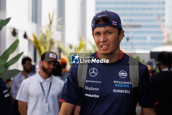 2024-03-09 - ALBON Alexander (tha), Williams Racing FW46, portrait, during the Formula 1 STC Saudi Arabian Grand Prix 2024, 2nd round of the 2024 Formula One World Championship from March 7 to 9, 2024 on the Jeddah Corniche Circuit, in Jeddah, Saudi Arabia - F1 - SAUDI ARABIAN GRAND PRIX 2024 - FORMULA 1 - MOTORS