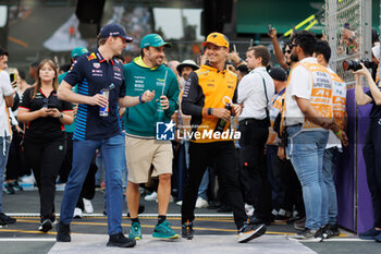 2024-03-09 - VERSTAPPEN Max (ned), Red Bull Racing RB20, portrait, ALONSO Fernando (spa), Aston Martin F1 Team AMR24, portrait, NORRIS Lando (gbr), McLaren F1 Team MCL38, portrait, during the Formula 1 STC Saudi Arabian Grand Prix 2024, 2nd round of the 2024 Formula One World Championship from March 7 to 9, 2024 on the Jeddah Corniche Circuit, in Jeddah, Saudi Arabia - F1 - SAUDI ARABIAN GRAND PRIX 2024 - FORMULA 1 - MOTORS