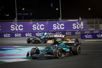 2024-03-09 - 14 ALONSO Fernando (spa), Aston Martin F1 Team AMR24, action during the Formula 1 STC Saudi Arabian Grand Prix 2024, 2nd round of the 2024 Formula One World Championship from March 7 to 9, 2024 on the Jeddah Corniche Circuit, in Jeddah, Saudi Arabia - F1 - SAUDI ARABIAN GRAND PRIX 2024 - FORMULA 1 - MOTORS