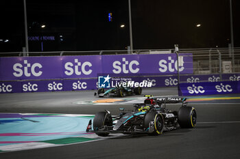2024-03-09 - 44 HAMILTON Lewis (gbr), Mercedes AMG F1 Team W15, action during the Formula 1 STC Saudi Arabian Grand Prix 2024, 2nd round of the 2024 Formula One World Championship from March 7 to 9, 2024 on the Jeddah Corniche Circuit, in Jeddah, Saudi Arabia - F1 - SAUDI ARABIAN GRAND PRIX 2024 - FORMULA 1 - MOTORS