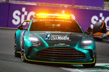 2024-03-09 - aston-martin safety car, during the Formula 1 STC Saudi Arabian Grand Prix 2024, 2nd round of the 2024 Formula One World Championship from March 7 to 9, 2024 on the Jeddah Corniche Circuit, in Jeddah, Saudi Arabia - F1 - SAUDI ARABIAN GRAND PRIX 2024 - FORMULA 1 - MOTORS