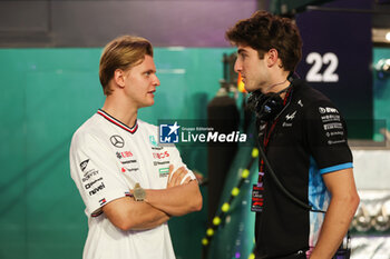 2024-03-09 - SCHUMACHER Mick (ger), Reserve Driver of Mercedes AMG F1 Team, DOOHAN Jack (aus), Alpine F1 Team A524, portrait during the Formula 1 STC Saudi Arabian Grand Prix 2024, 2nd round of the 2024 Formula One World Championship from March 7 to 9, 2024 on the Jeddah Corniche Circuit, in Jeddah, Saudi Arabia - F1 - SAUDI ARABIAN GRAND PRIX 2024 - FORMULA 1 - MOTORS
