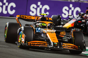 2024-03-09 - 04 NORRIS Lando (gbr), McLaren F1 Team MCL38, action during the Formula 1 STC Saudi Arabian Grand Prix 2024, 2nd round of the 2024 Formula One World Championship from March 7 to 9, 2024 on the Jeddah Corniche Circuit, in Jeddah, Saudi Arabia - F1 - SAUDI ARABIAN GRAND PRIX 2024 - FORMULA 1 - MOTORS