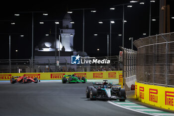 2024-03-09 - 63 RUSSELL George (gbr), Mercedes AMG F1 Team W15, action during the Formula 1 STC Saudi Arabian Grand Prix 2024, 2nd round of the 2024 Formula One World Championship from March 7 to 9, 2024 on the Jeddah Corniche Circuit, in Jeddah, Saudi Arabia - F1 - SAUDI ARABIAN GRAND PRIX 2024 - FORMULA 1 - MOTORS