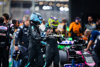 2024-03-09 - HAMILTON Lewis (gbr), Mercedes AMG F1 Team W15, RUSSELL George (gbr), Mercedes AMG F1 Team W15, portrait during the Formula 1 STC Saudi Arabian Grand Prix 2024, 2nd round of the 2024 Formula One World Championship from March 7 to 9, 2024 on the Jeddah Corniche Circuit, in Jeddah, Saudi Arabia - F1 - SAUDI ARABIAN GRAND PRIX 2024 - FORMULA 1 - MOTORS