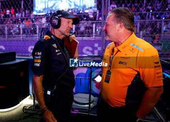 2024-03-09 - BROWN Zak (usa), CEO of of McLaren Racing, portrait, NEWEY Adrian (gbr), Chief Technical Officer of Red Bull Racing, portrait, during the Formula 1 STC Saudi Arabian Grand Prix 2024, 2nd round of the 2024 Formula One World Championship from March 7 to 9, 2024 on the Jeddah Corniche Circuit, in Jeddah, Saudi Arabia - F1 - SAUDI ARABIAN GRAND PRIX 2024 - FORMULA 1 - MOTORS